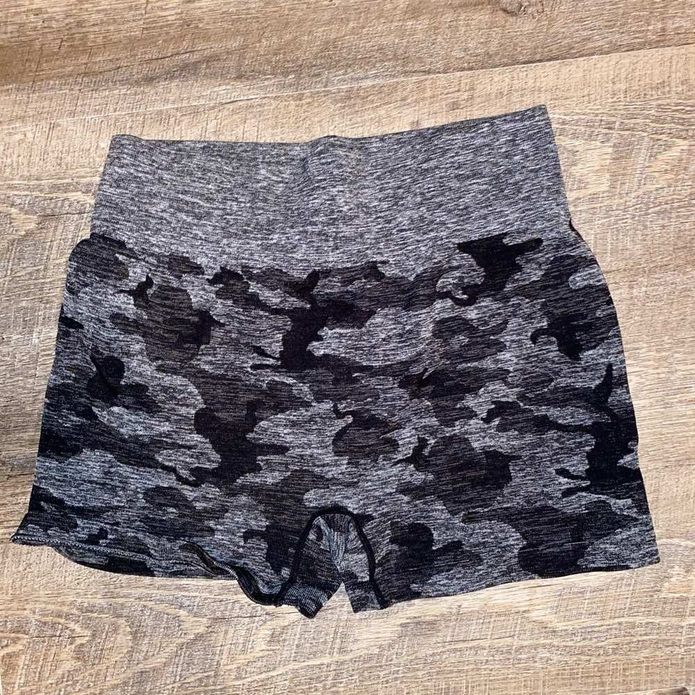 High waisted spandex shorts